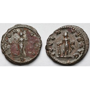 Empire romain, Claude II le Goth (268-270 apr. J.-C.) Antoniniens - lot (2 pièces)