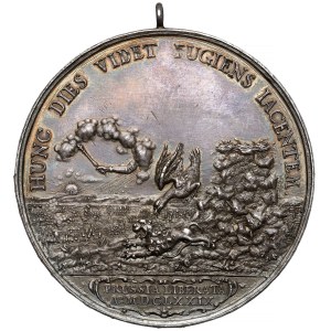 HÖHN, Prusy, Medal wypędzenie armii szwedzkiej 1679 - z kolekcji CESARZA