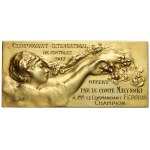 Plakieta, Festiwal strzelecki 1907 - od hrabiego Małyńskiego ZŁOTO