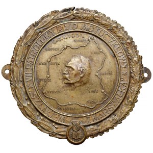 Plaque: 1937 First Marshal's Trail Motorcycle Patrol Rally - WKS LEGIA
