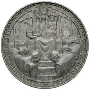 Medaila „Intromisja“ Regentskej rady vo Varšave z roku 1917