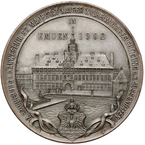 Deutschland, Emden, Medaille zum Besuch von Kaiser Wilhelm II. 1902
