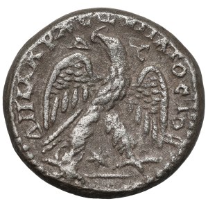 Elagabal (218–222 n. Chr.) Zweimetall-Tetradrachme, Antiochia