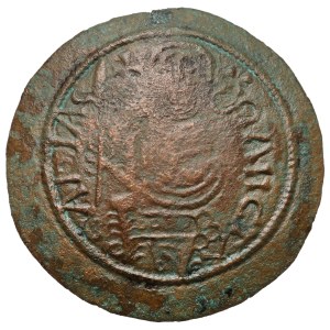Ungarn, Béla III. (1172–1196) AE27 Schale / „Kupfermünze“