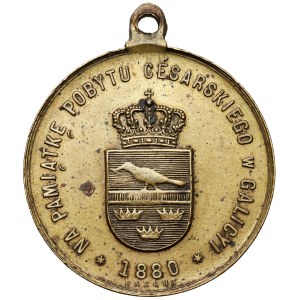 Commemorative Medal Marking Franz Joseph's Visit to Galicia in 1880