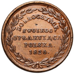 Medaille für den Wohltäter des trauernden Polens, 1826