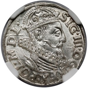 Zygmunt III. Vasa, trojak, Krakov 1619 – KRÁSNY