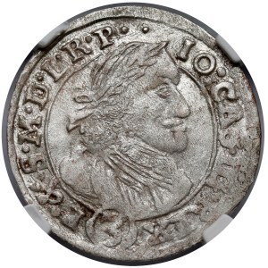 John II Casimir, 3 kreuzers, Opole, 1661 TT – rare