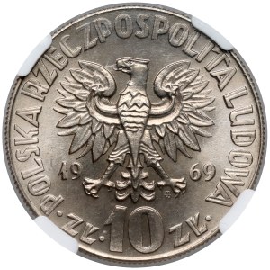 10 zlotych, 1969, Copernicus