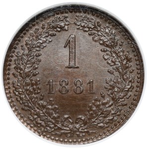 Austria, Franciszek Józef I, 1 krajcar 1881