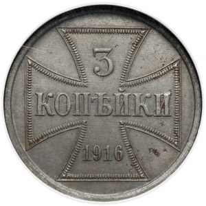 Ober-Ost. 3 kopecks, 1916-A, Berlin