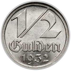 Gdańsk, 1/2 guldena 1932
