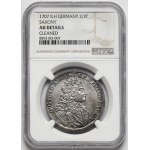 August II the Strong, Gulden (2/3 thaler) 1707 ILH, Dresden - Coselgulden