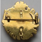 Sweden, Brooch / Badge with the Royal Coat of Arms (20th century) - C.C. Sporrong &amp; Co., Stockholm