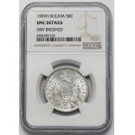 Bolivia, 50 centavos, 1909-H