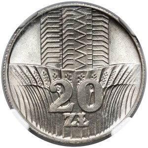 20 zlotych, 1973, Skyscraper