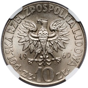 10 zlotych, 1969, Copernicus