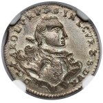 Courland, Karol Chrystian, Mitawa grosz 1762 CHS - from the Karolkiewicz collection