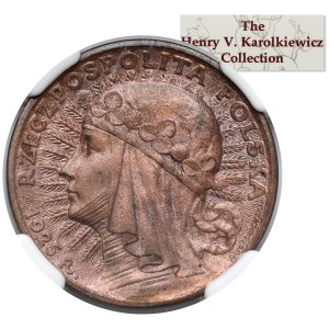 Próba BRĄZ 20 złotych 1925 Głowa Kobiety - ex. Karolkiewicz