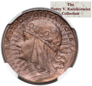 Próba BRĄZ 20 złotych 1925 Głowa Kobiety - ex. Karolkiewicz