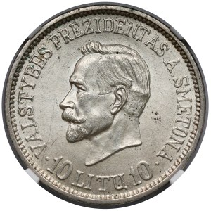 Lituania, 10 litu 1938 Smetona