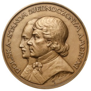 Poland Medal in Honor of the United States, 1926 (Aumiller)
