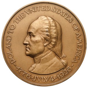 Poland Medal in Honor of the United States, 1926 (Aumiller)