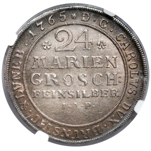Brunszwik-Wolfenbuttel, 24 grosze maryjne 1765 IAP