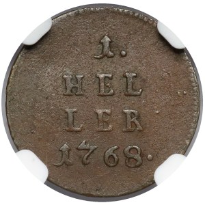 Austria, Maria Theresa, Halerz, 1768