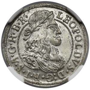 Austria, Leopold I, 3 kreuzer, 1675, Hall