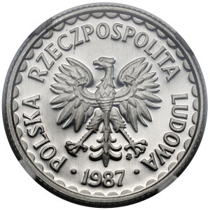 1 zloty « LUSTRZANE » 1987