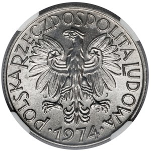 5 zlotych, 1974, Fisherman