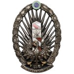 Badge, Border Protection Corps – St. Reising – LUXURY version in SILVER