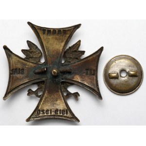 Badge, Lithuanian-Belarusian Front 1919–1920 — painted shield