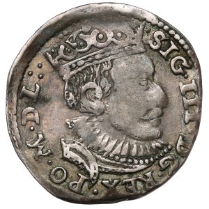 Sigismund III Vasa, Trojak, Poznań, 1588—A RARE bust