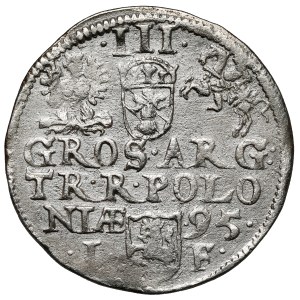 Sigismund III Vasa, Olkusz Trojak, 1595 – NIAE – extremely rare