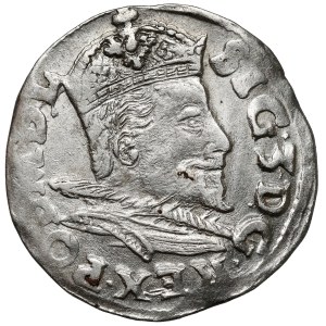 Sigismund III. Wasa, Trojak aus Lublin 1596 – Datum unter IF – SELTEN