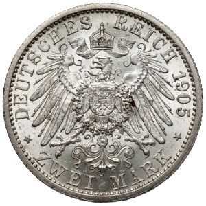 Schwarzburg-Sondershausen, 2 marks, 1905, Berlin
