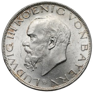 Bavaria, 3 marks 1914 D, Munich