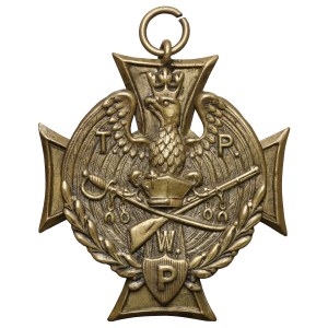 Second Polish Republic, Wielkopolska Grateful to the Insurgents Badge, ZTPiW ZZ RP [3499] - Inverted N