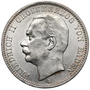 Baden, 3 marky 1911 G, Karlsruhe