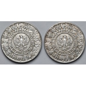 100 zlotých 1966 Mieszko a Dąbrówka – sada (2 ks)