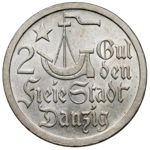 Gdańsk, 2 guilders, 1923