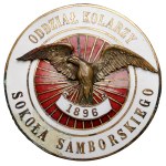 "Sokół" Gymnastics Society, 1896 Badge - Cycling Branch of the Sambor "Sokół" Society