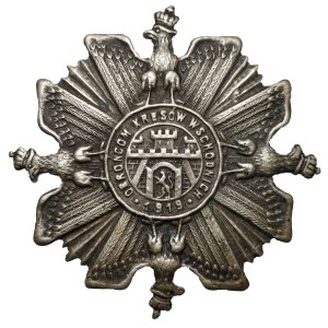 Miniatúra, odznak, ORLĘTA pre obrancov pohraničných oblastí 1919 – vzor 1