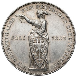 Frankfurt, Thaler 1862 – shooting tournament