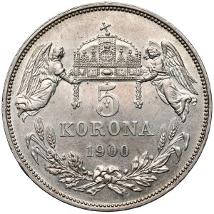 Węgry, Franciszek Józef I, 5 koron 1900