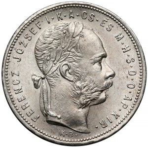 Węgry, Franciszek Józef I, 1 forint 1881