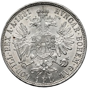 Austria, Franciszek Józef I, 1 floren 1881