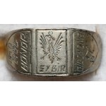 Druhá svetová vojna, vlastenecký prsteň, Sibír 1940 – Boh, česť, vlasť – orol s korunou
